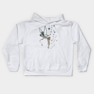 Pale Floral Tinkerbell Kids Hoodie